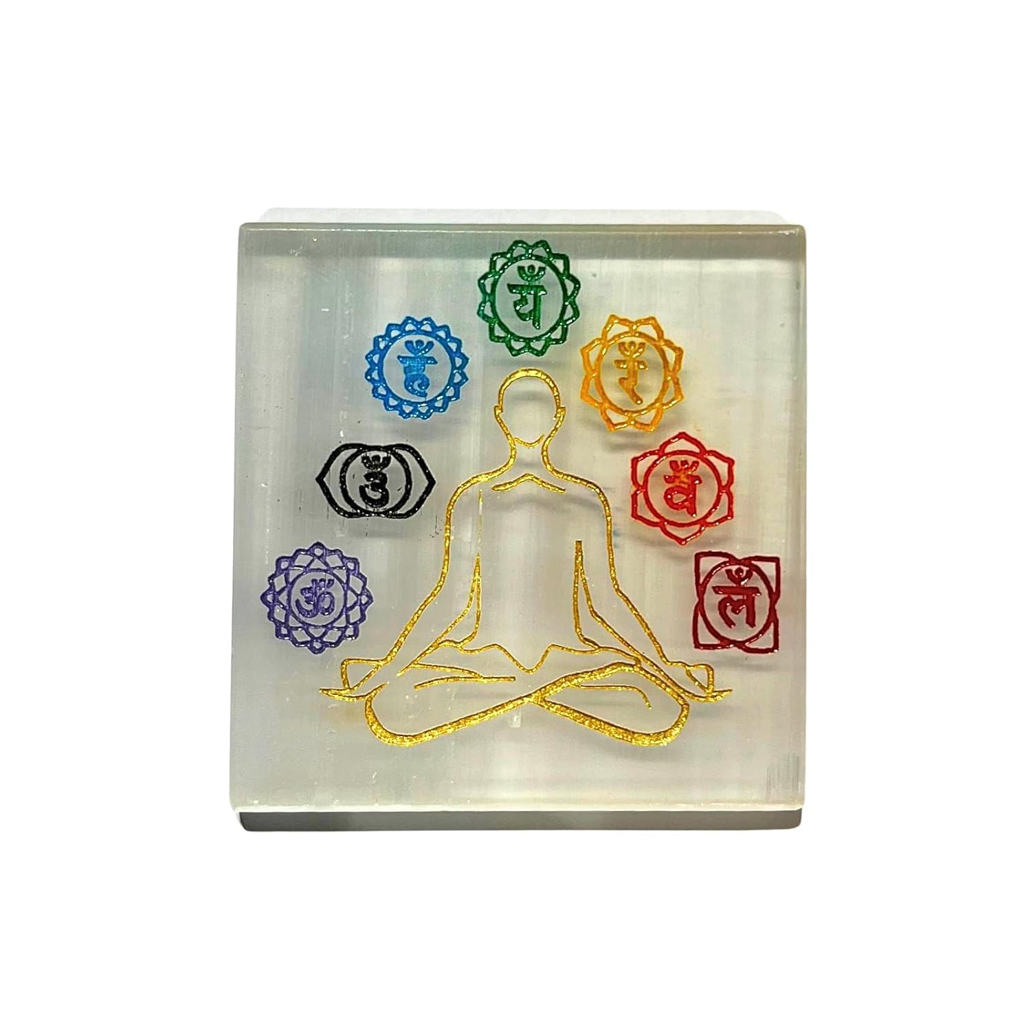 braun HOMES Selenite Charging Plate, 3 Inch, Natural Stone, Crystal Cleansing & Meditation Plate - ingredients panel (16)