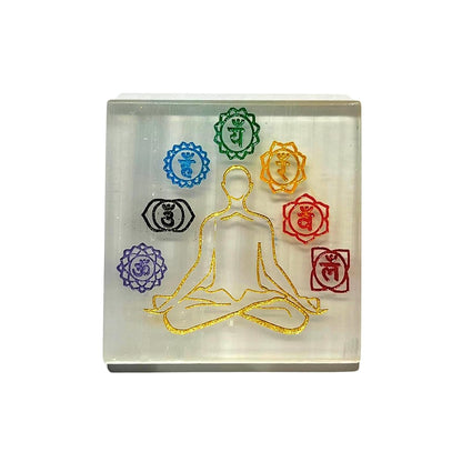 braun HOMES Selenite Charging Plate, 3 Inch, Natural Stone, Crystal Cleansing & Meditation Plate - ingredients panel (16)