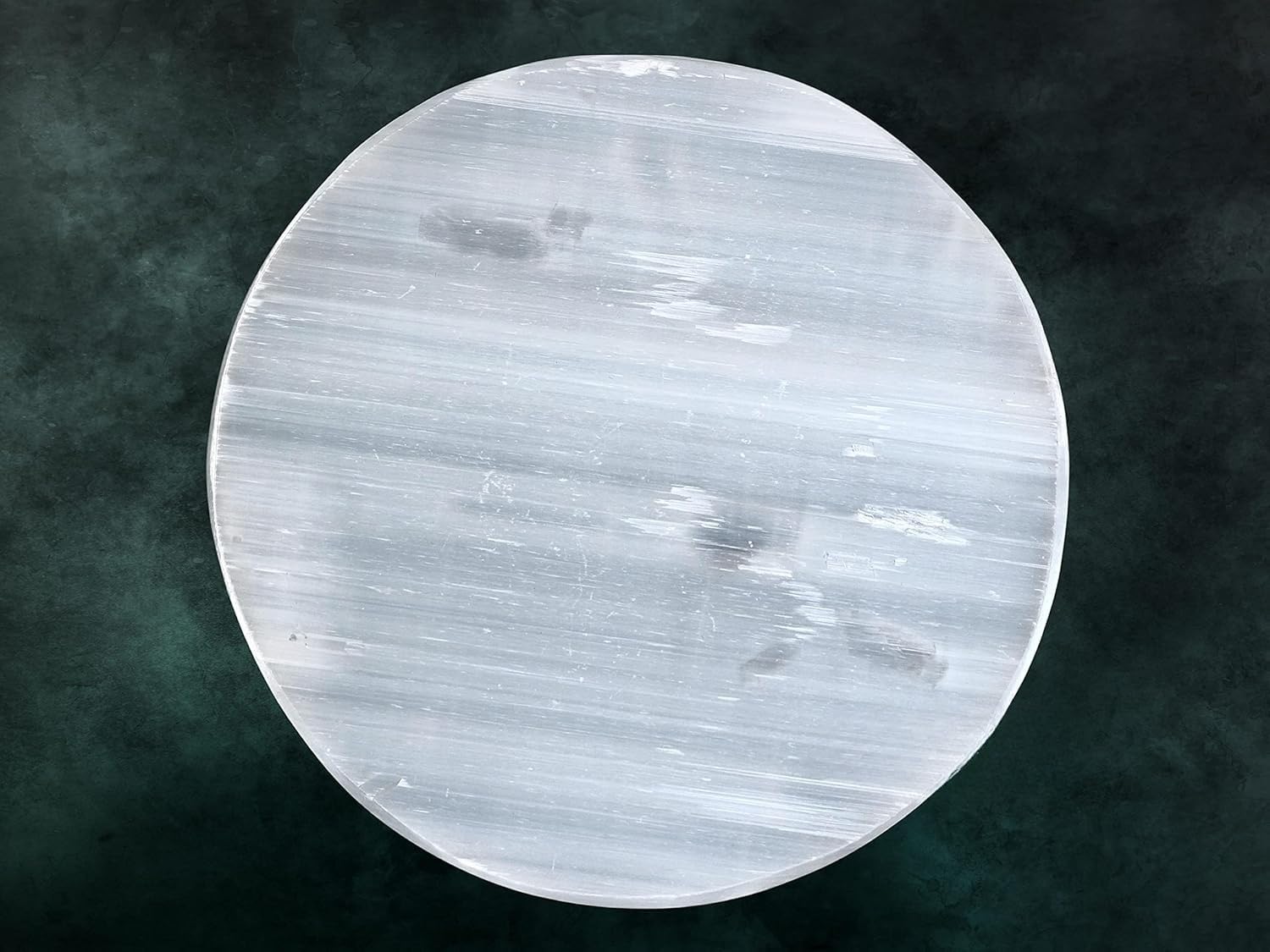 braun HOMES Selenite Charging Plate, 3 Inch, Natural Stone, Crystal Cleansing & Meditation Plate - label detail (21)