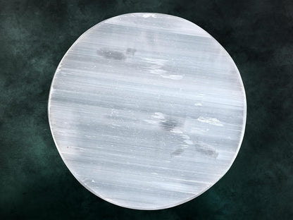 braun HOMES Selenite Charging Plate, 3 Inch, Natural Stone, Crystal Cleansing & Meditation Plate - label detail (21)