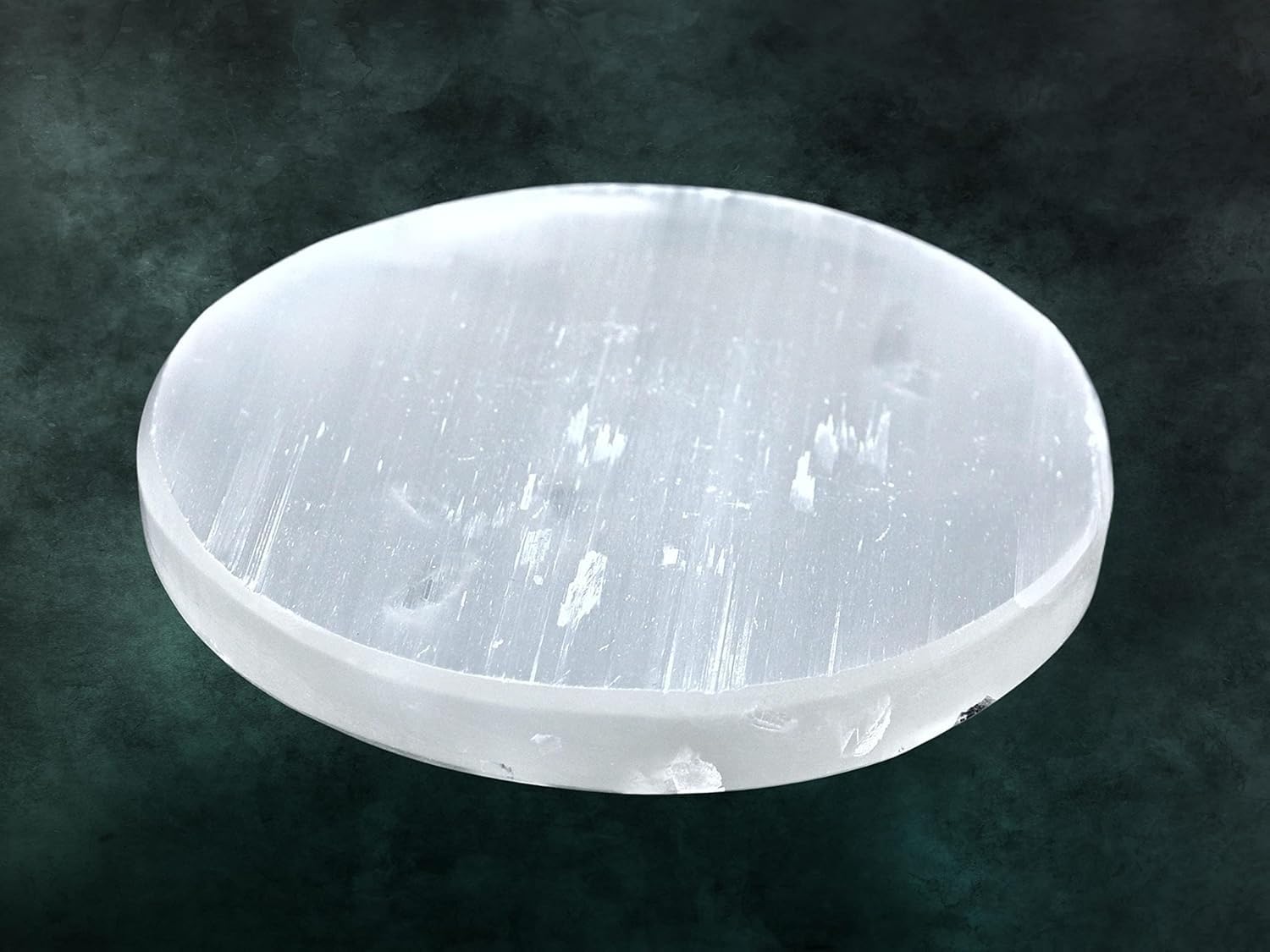 braun HOMES Selenite Charging Plate, 3 Inch, Natural Stone, Crystal Cleansing & Meditation Plate - ingredients panel (22)