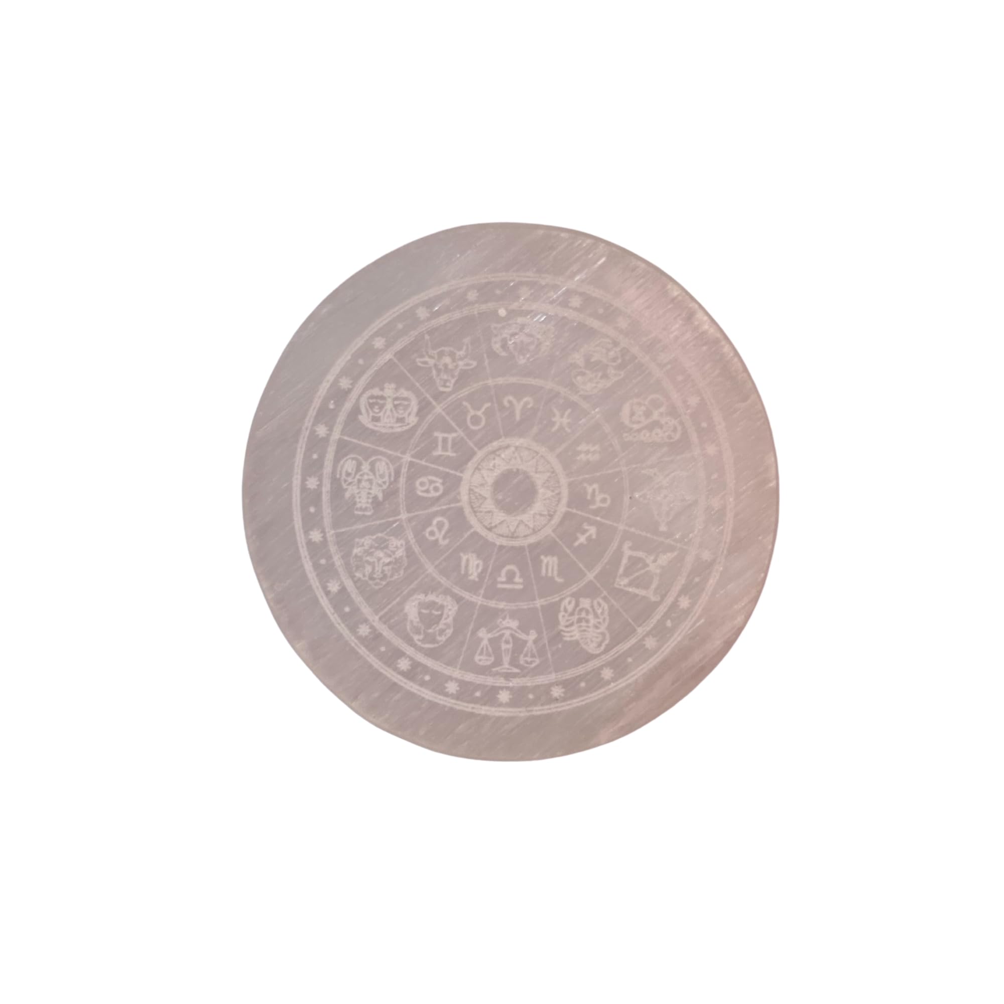 braun HOMES Selenite Charging Plate, 3 Inch, Natural Stone, Crystal Cleansing & Meditation Plate - packaging (42)