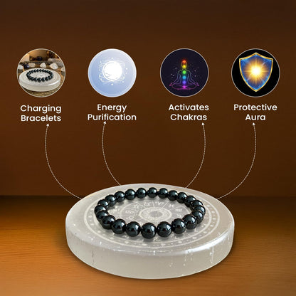 braun HOMES Selenite Charging Plate, 3 Inch, Natural Stone, Crystal Cleansing & Meditation Plate - ingredients panel (44)