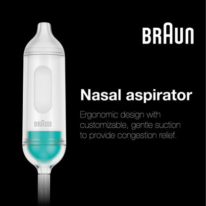 Braun Manual Nasal Aspirator - Nose Suction Tool, 2 Tips, for Newborns and Infants, Dishwasher Safe - ingredients panel