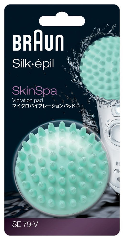 Braun Massage Pad Replacement Head for Silk-épil Wet&Dry Models, Waterproof, SE79-V