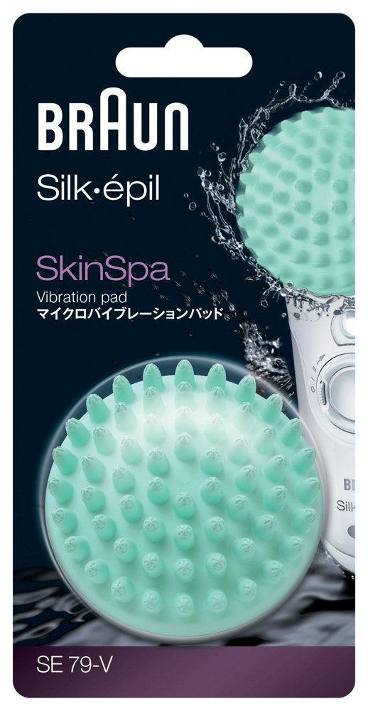 Braun Massage Pad Replacement Head for Silk-épil Wet&Dry Models, Waterproof, SE79-V