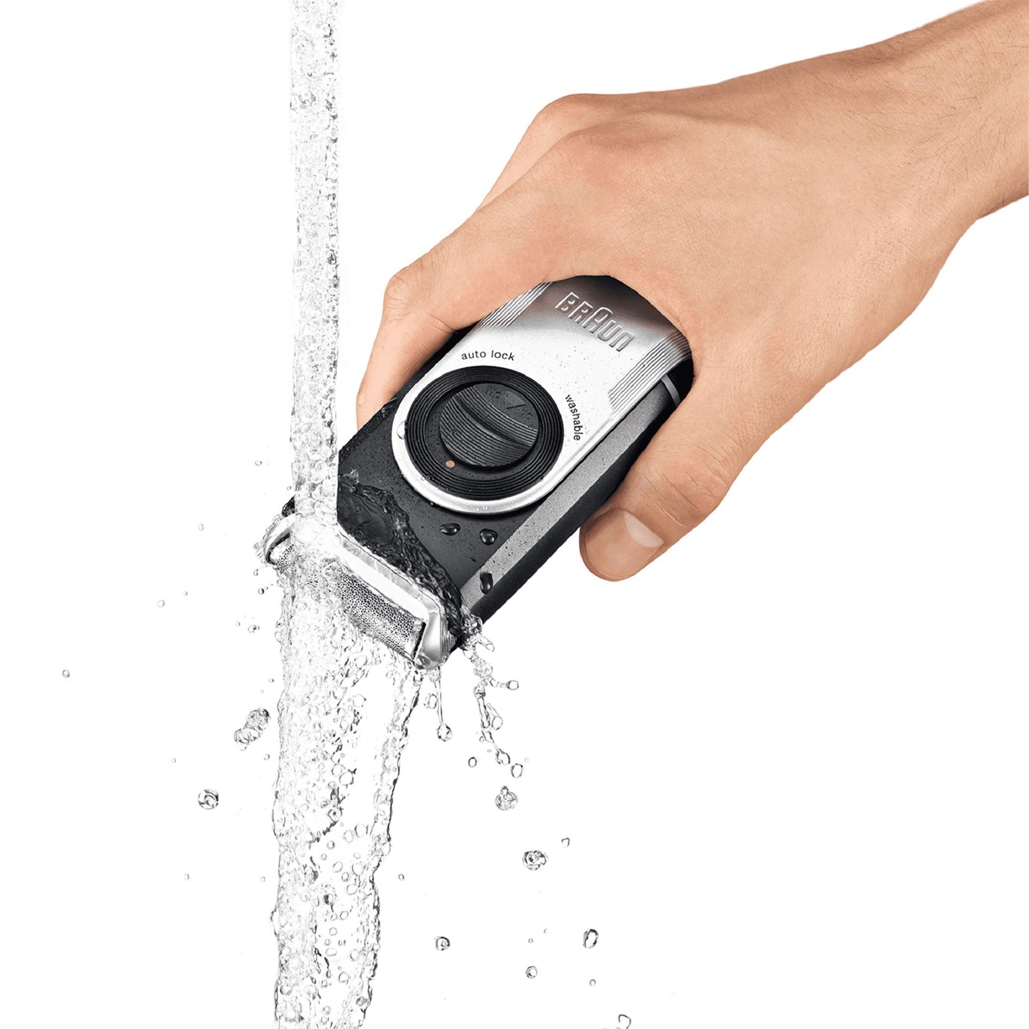 Braun Mobileshave M60B Battery Operated Men's Foil Shaver - front view