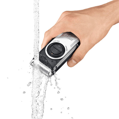 Braun Mobileshave M60B Battery Operated Men's Foil Shaver - front view