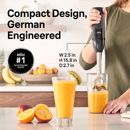 Braun MQ50001M Vario Hand Blender, 21-Speed Immersion Blender with PowerBell VPlus, 500W, Stainless Steel Blades - close-up d