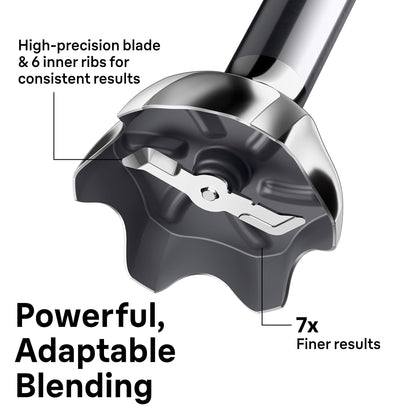 Braun MQ50001M Vario Hand Blender, 21-Speed Immersion Blender with PowerBell VPlus, 500W, Stainless Steel Blades - packaging