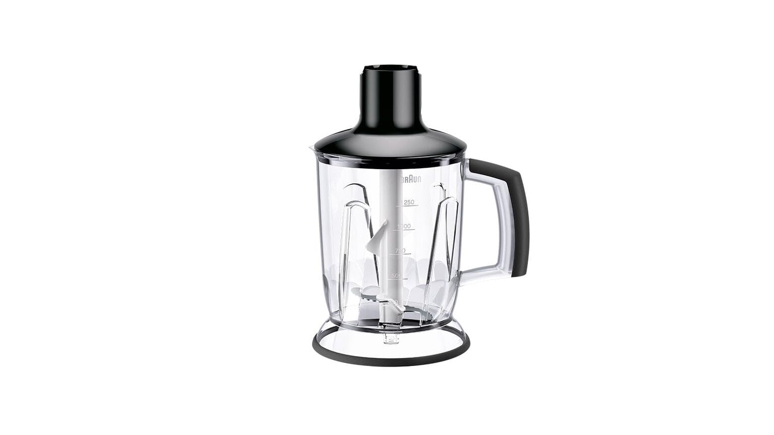 Braun MQS601BK MultiQuick Hand Blender Attachment - 5-Cup Jug Blender and Ice Crusher with Chopping and Blending Blades