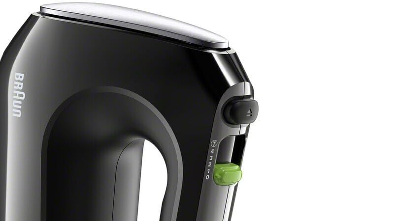 Braun Multimix 2 Hand Mixer, Black, 250W, 5 Speeds, with Beaters and Dough Hooks - ingredients panel