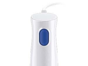 Braun MultiQuick 1 Hand Blender 450W Stainless Steel White Made in Europe EasyTwist Technology - back view