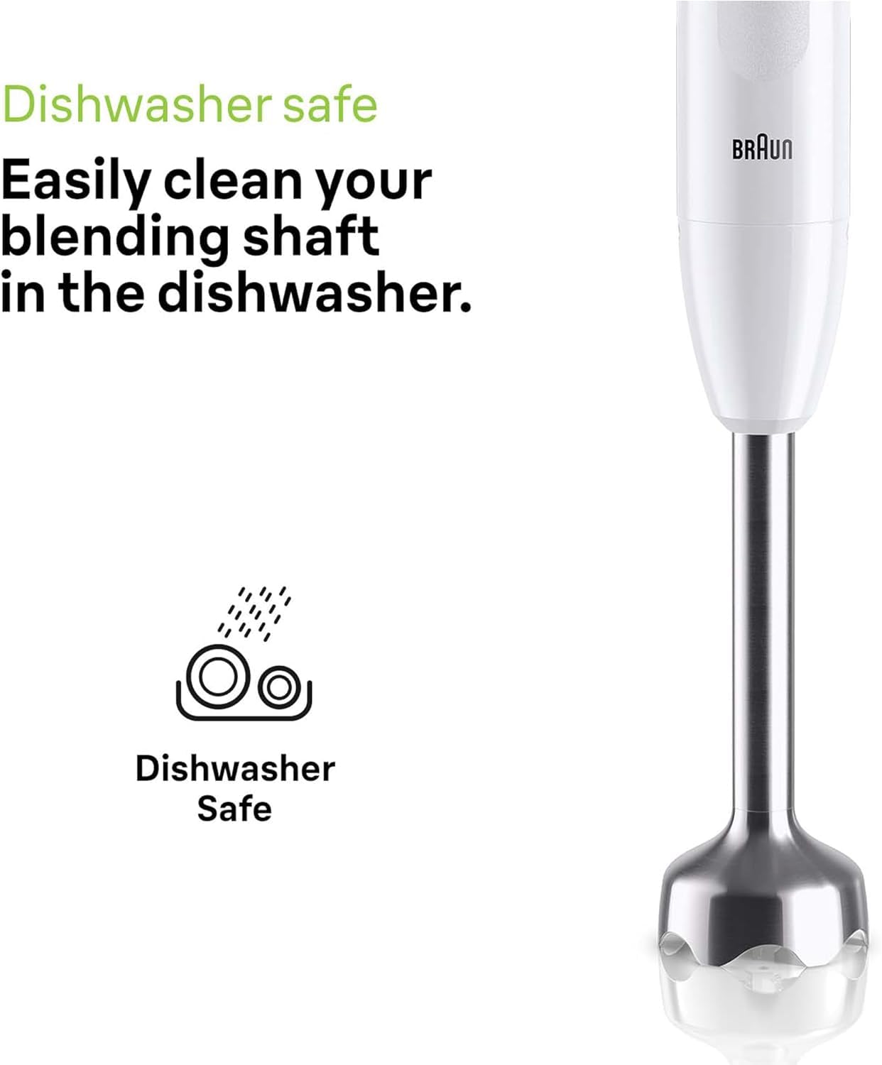 Braun MultiQuick 1 Hand Blender 450W Stainless Steel White Made in Europe EasyTwist Technology - close-up detail (22)