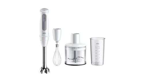 Braun MultiQuick 5 Hand Blender, 1000W, PowerBell Plus Technology, 21 Speed with Turbo, Includes Chopper and Whisk
