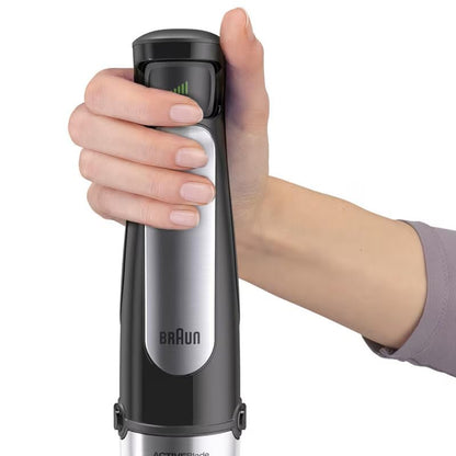 Braun MultiQuick 7 MQ7045X Hand Blender, 1000W, with 1.25L Blender, Chopper, Whisk, Beaker - packaging
