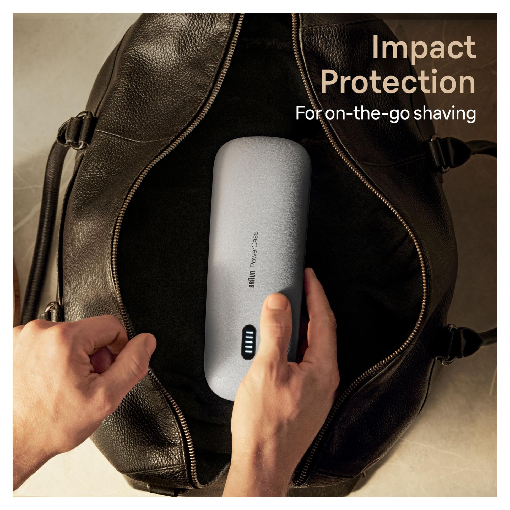 Braun Powercase for Electric Shavers, Portable Charging Case, Compatible with Series 9 Pro, Series 9, Series 8 - packaging