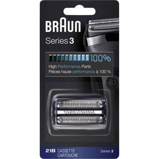 Braun Replacement Head for Series 3 Electric Shavers, 1 Count, Black