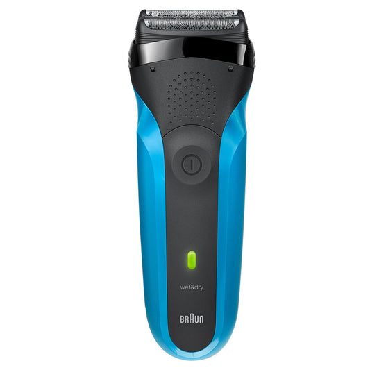 Braun Series 3 310s Electric Shaver for Men, Rechargeable Wet & Dry Foil Shaver, Blue
