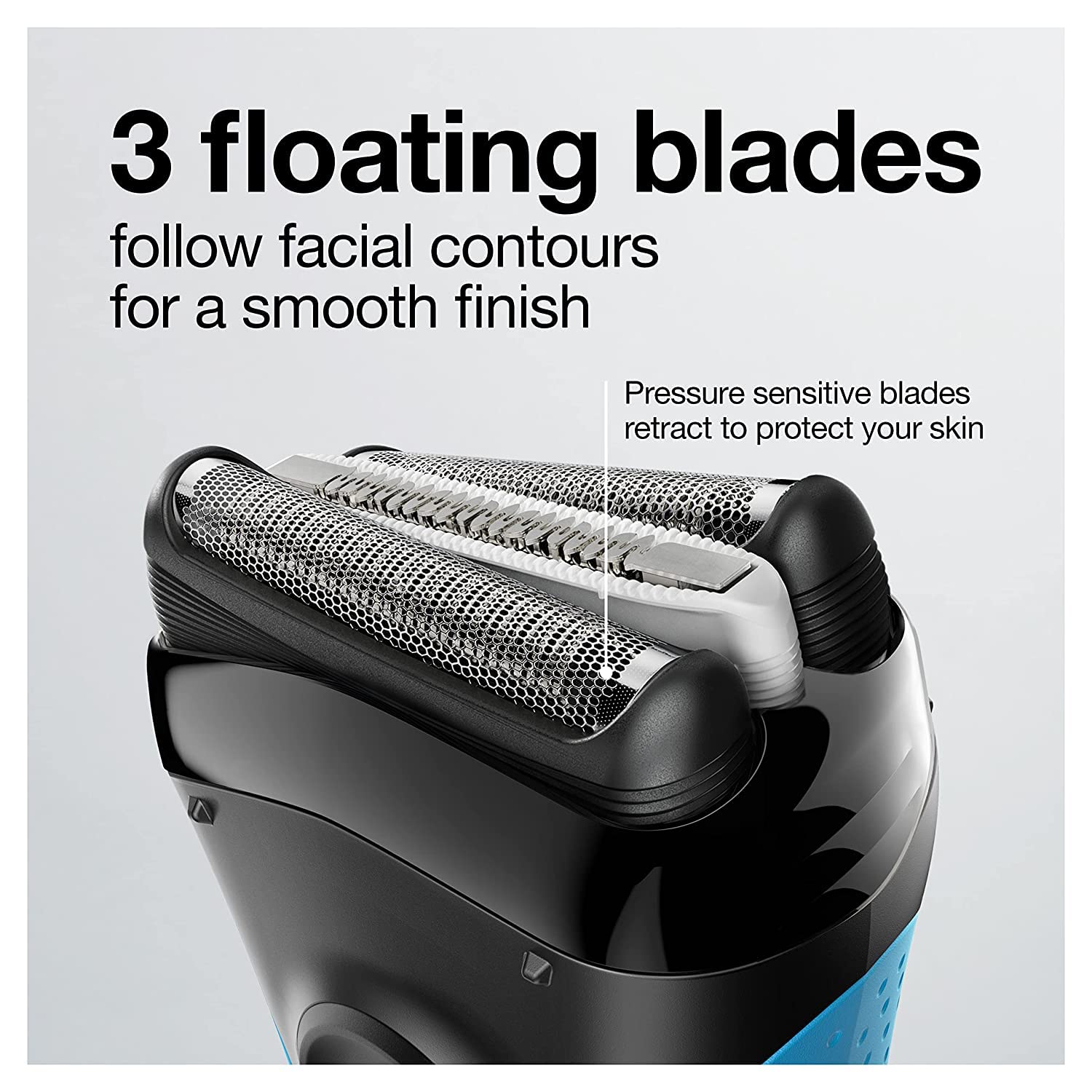Braun Series 3 Proskin 3040S Wet & Dry Rechargeable Electric Foil Shaver for Men - packaging
