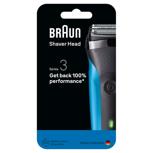 Braun Series 3 Replacement Shaving Head 21B - Original Foil and Cutter Set for Electric Shavers, Made in Germany, Compatible