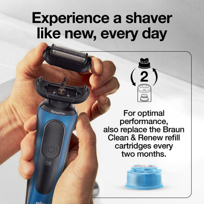 Braun Series 5 53b Electric Shaver Head - Replacement for Series 5 and Series 6 (New Generation), Black, 1 Pack - ingredients