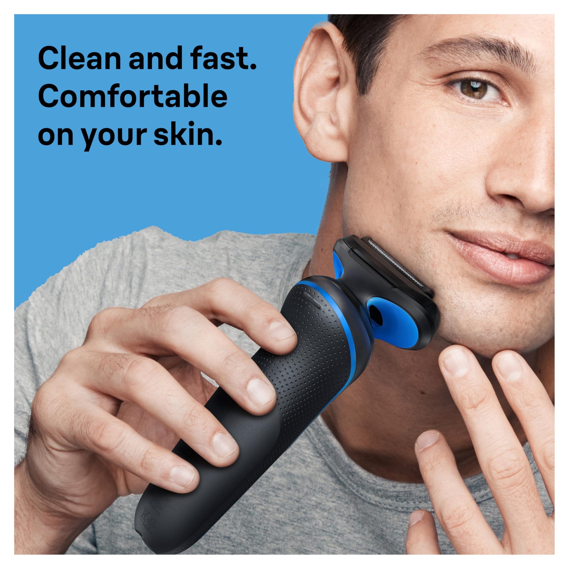 Braun Series 5 Electric Shaver, Foil Shaver with Senso Flex and Auto Sense, Wet/Dry, 50 Min Runtime - packaging