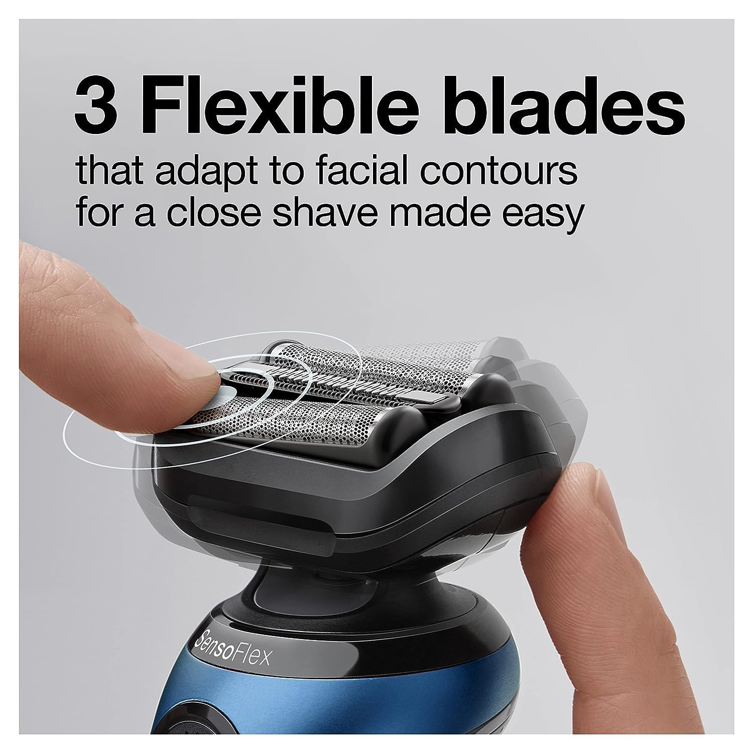 Braun Series 6 6040cs Electric Shaver, Foil Shaver, Wet & Dry, with Charging Stand, Precision Trimmer, Blue - ingredients pan