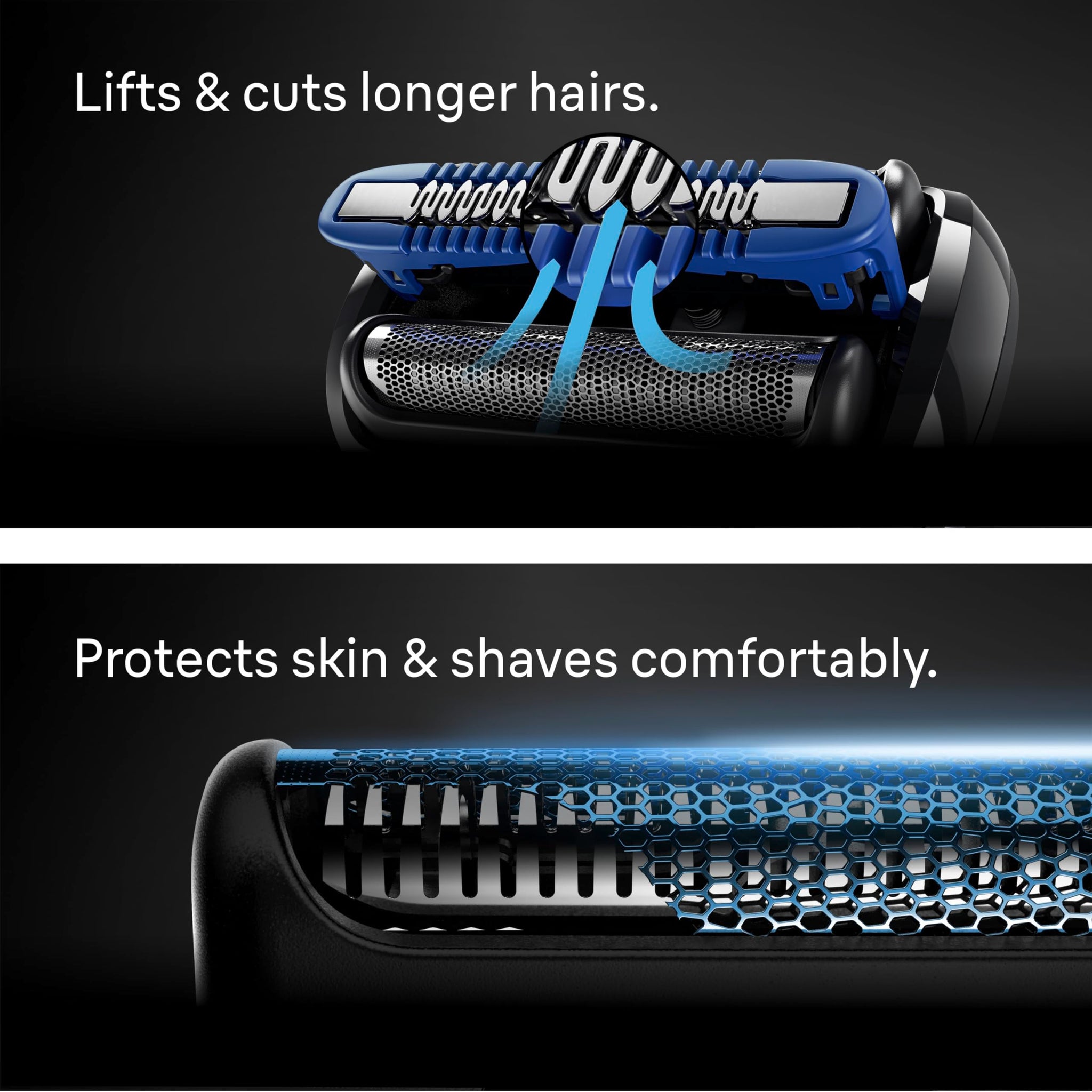 Braun Series 6 Electric Razor for Men with Precision Trimmer, Extra Shaver Head, 4-in-1 Clean & Charge Center, Travel Case, S