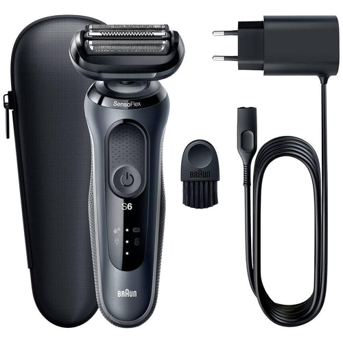 Braun Series 6 Electric Shaver for Men, 61N1000S, Wet & Dry, Cordless Rechargeable, 5-Minute Quick Charge