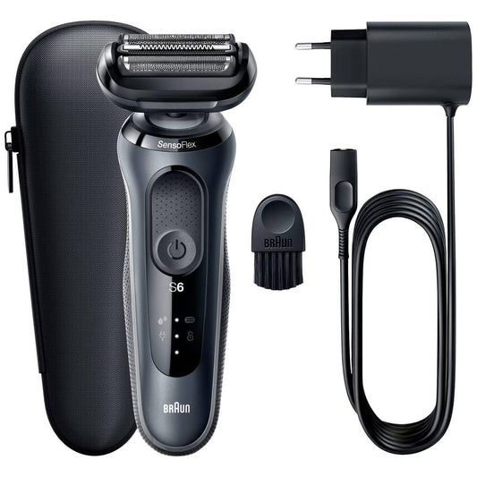 Braun Series 6 Electric Shaver for Men, 61N1000S, Wet & Dry, Cordless Rechargeable, 5-Minute Quick Charge