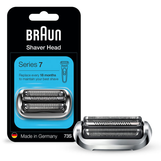 Braun Series 7 73s Electric Shaver Replacement Head, Silver, 1 Count, for Series 7 New Generation Shavers