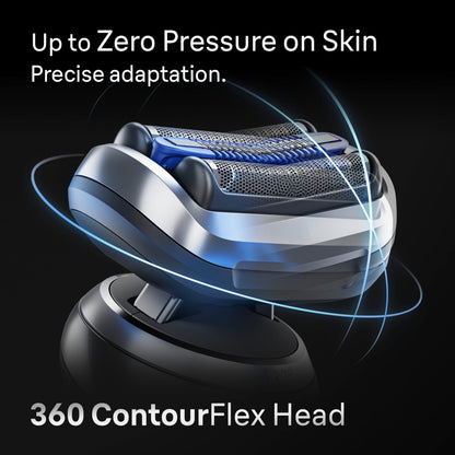 Braun Series 7 Electric Shaver for Men S7 7185cc, Foil Shaver with Precision Trimmer, Extra Head, Clean & Charge Center, Case