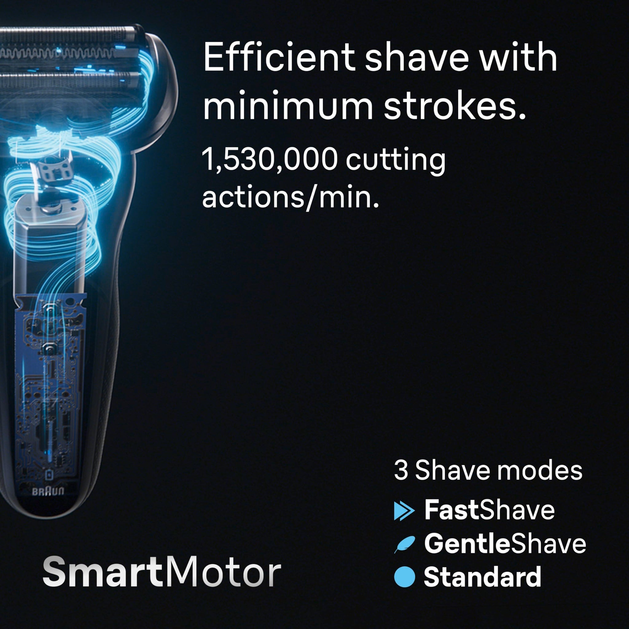 Braun Series 7 Electric Shaver for Men S7 7185cc, Foil Shaver with Precision Trimmer, Extra Head, Clean & Charge Center, Case