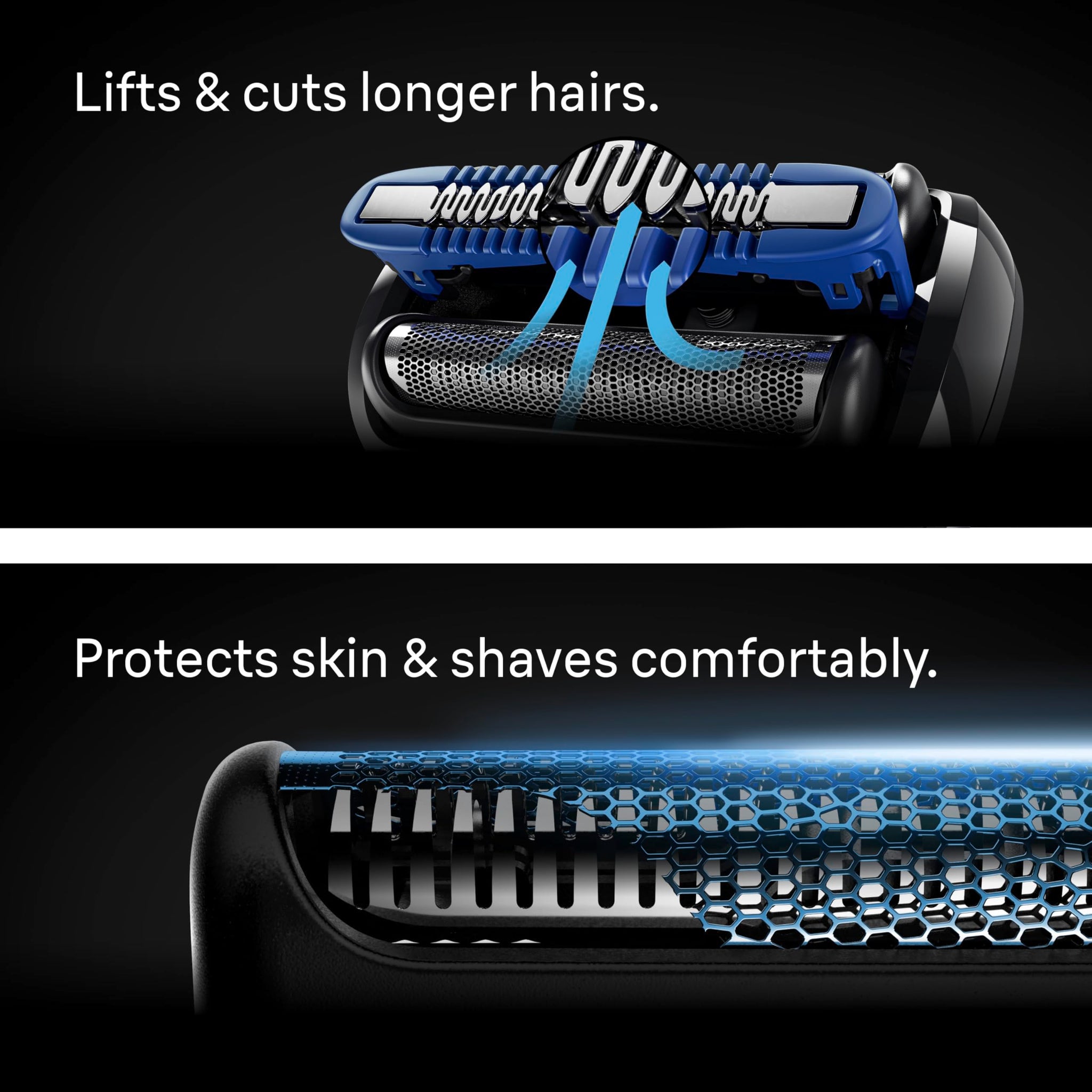 Braun Series 7 Electric Shaver for Men S7 7185cc, Foil Shaver with Precision Trimmer, Extra Head, Clean & Charge Center, Case