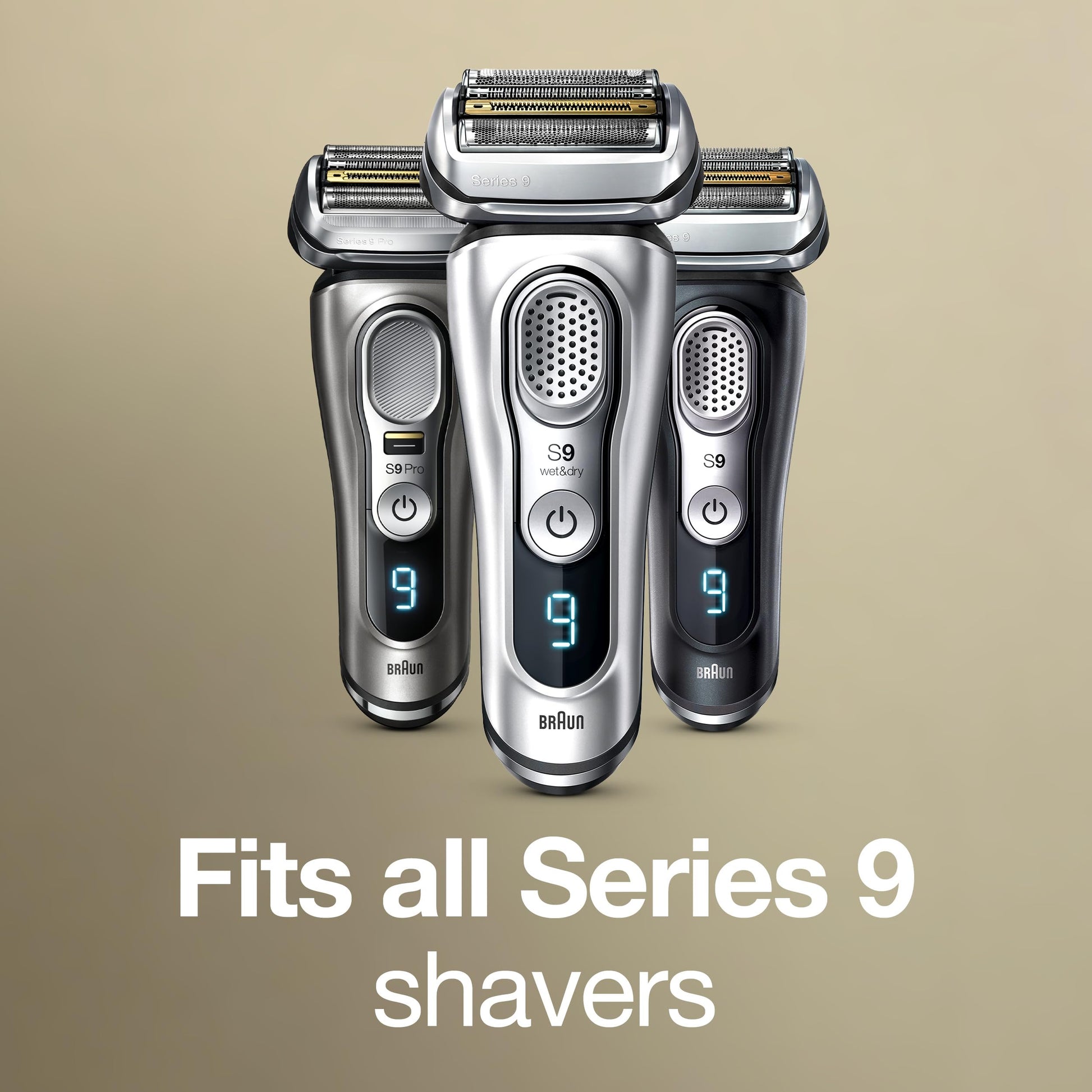 Braun Series 9 92S Electric Shaver Head Replacement Cassette, 5 Elements, for Series 9 Razors - front view