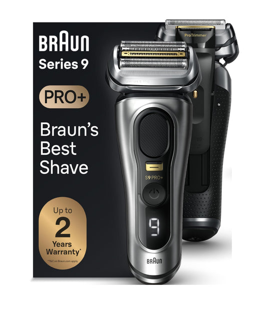 Braun Series 9 9517s PRO+ Electric Razor for Men, Foil Shaver with ProTrimmer, Charging Stand, Wet & Dry, 60min Runtime
