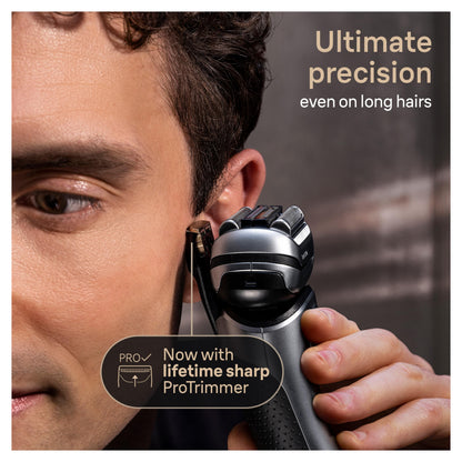 Braun Series 9 9517s PRO+ Electric Razor for Men, Foil Shaver with ProTrimmer, Charging Stand, Wet & Dry, 60min Runtime - ing