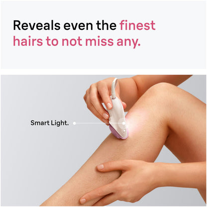 Braun Silk-epil 3-3270 Epilator, Pink, with Smart Light and 20-Tweezer System - label detail