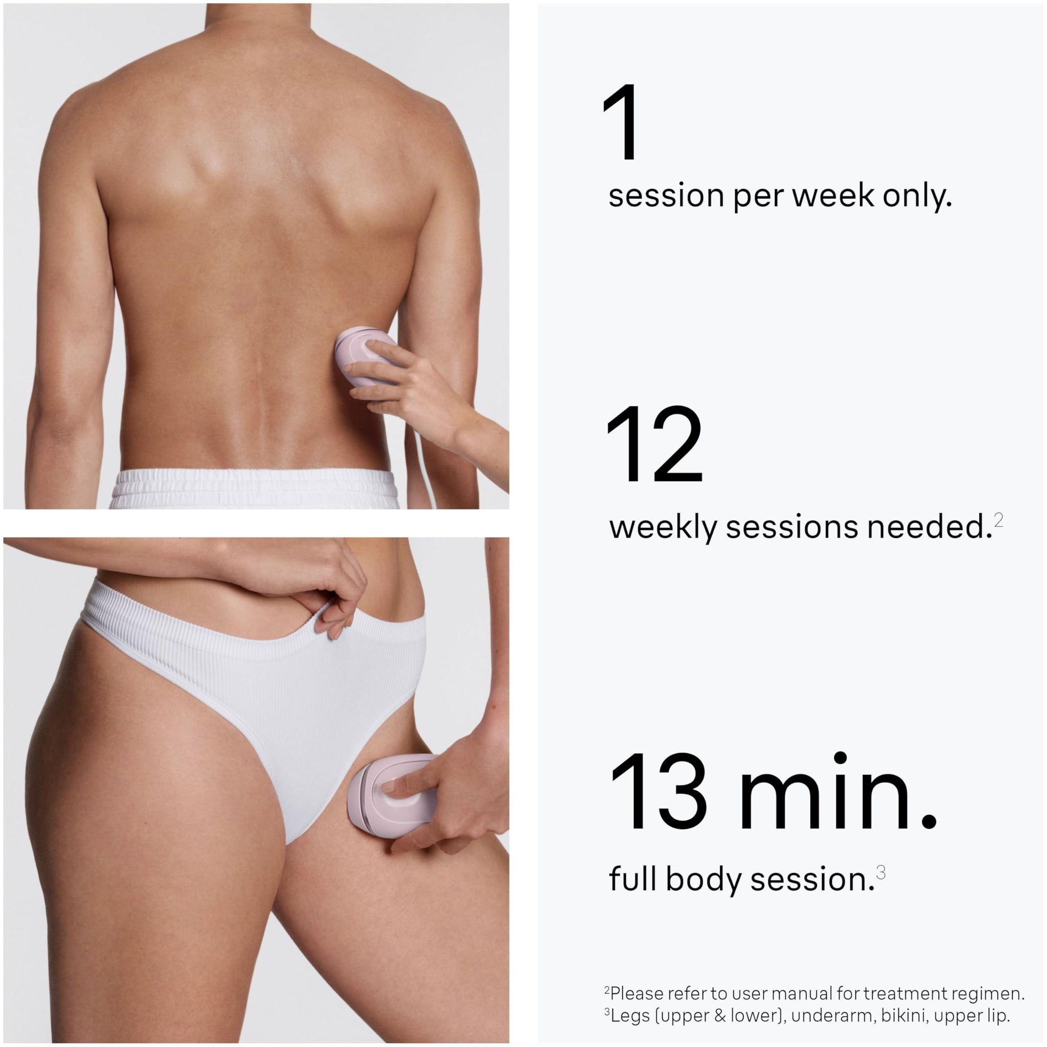 Braun Silk-Expert Mini IPL1111 Wired IPL Hair Removal Device, Home Use, with Bag and Venus Razor - front view
