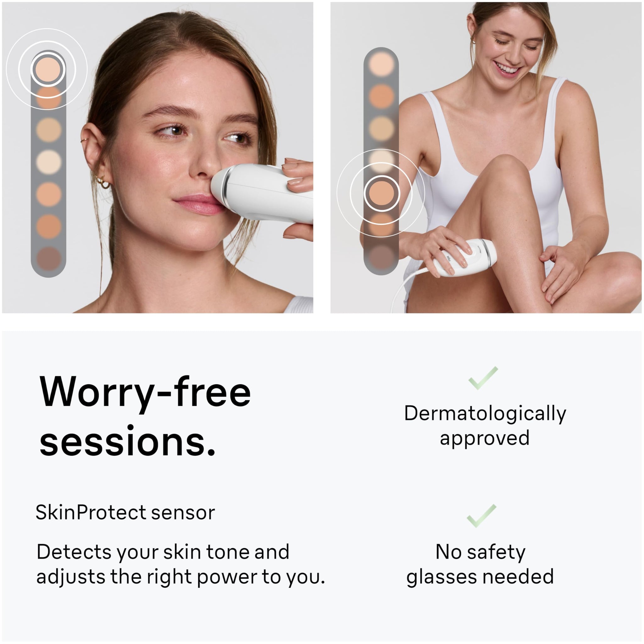 Braun Silk-Expert Mini IPL1115 Wired IPL Hair Removal Device, for Women and Men, with Bag, Venus Razor, Face Trimmer, Bikini 