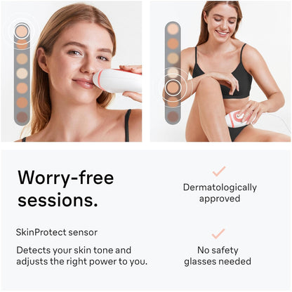 Braun Silk Expert Mini PL1014 IPL Hair Removal Device for Body and Face, Corded with Venus Razor - ingredients panel