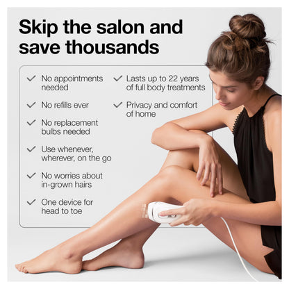 Braun Silk Expert Pro 3 IPL Hair Removal System for Women and Men, Head to Toe, with 3 Bonus Caps - close-up detail