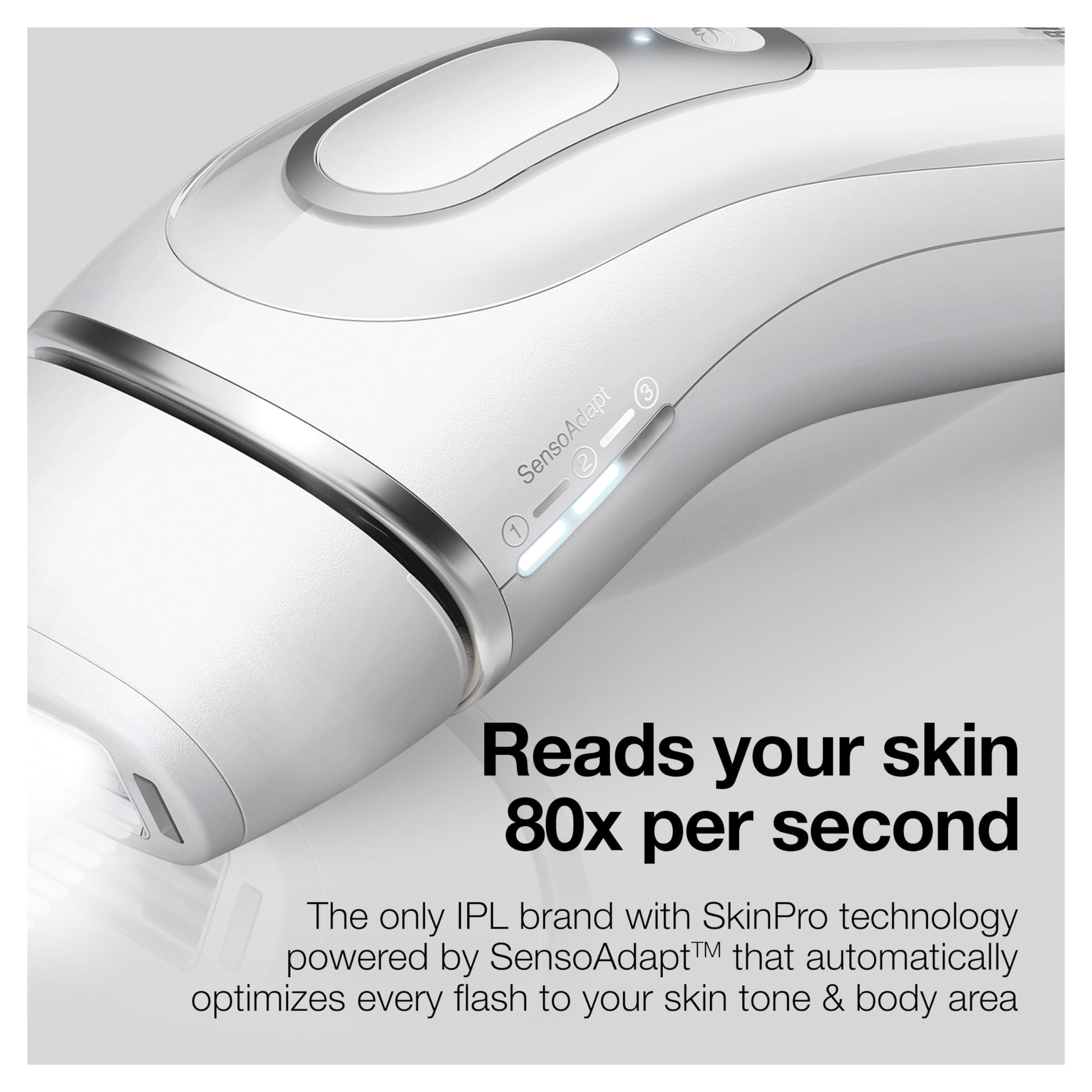 Braun Silk Expert Pro 3 IPL Hair Removal System for Women and Men, Head to Toe, with 3 Bonus Caps - in use