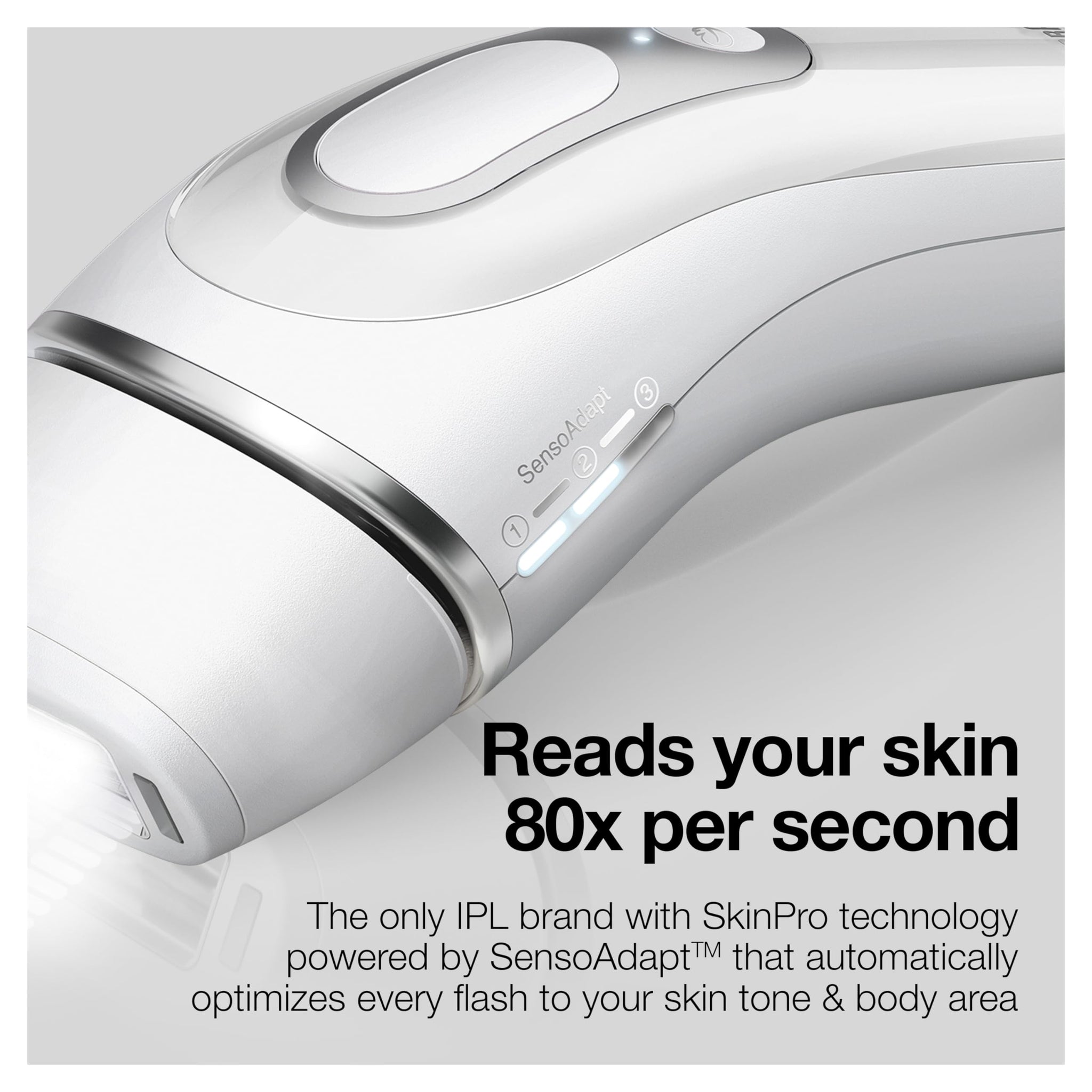 Braun Silk Expert Pro 3 IPL Hair Removal System for Women and Men, Head to Toe, with 3 Bonus Caps - in use