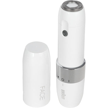 Braun Silk-épil 9 Epilator, Model 9-030, Waterproof with Rotating Head, Shaver Head and Trimmer Head, White/Pink - in use