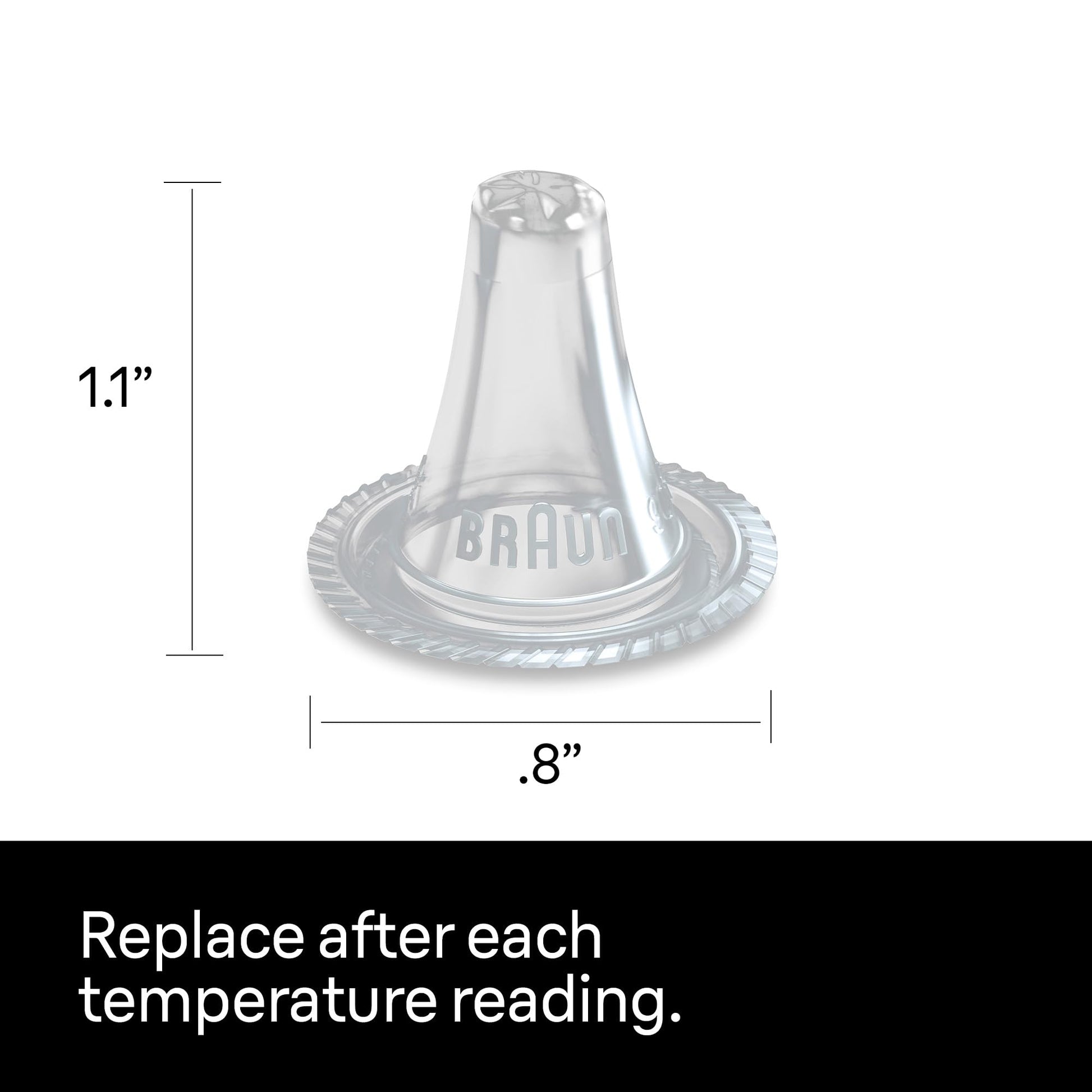 Braun ThermoScan Lens Filters, 40 Count, Replacement Lens Filters for Ear Thermometer - ingredients panel
