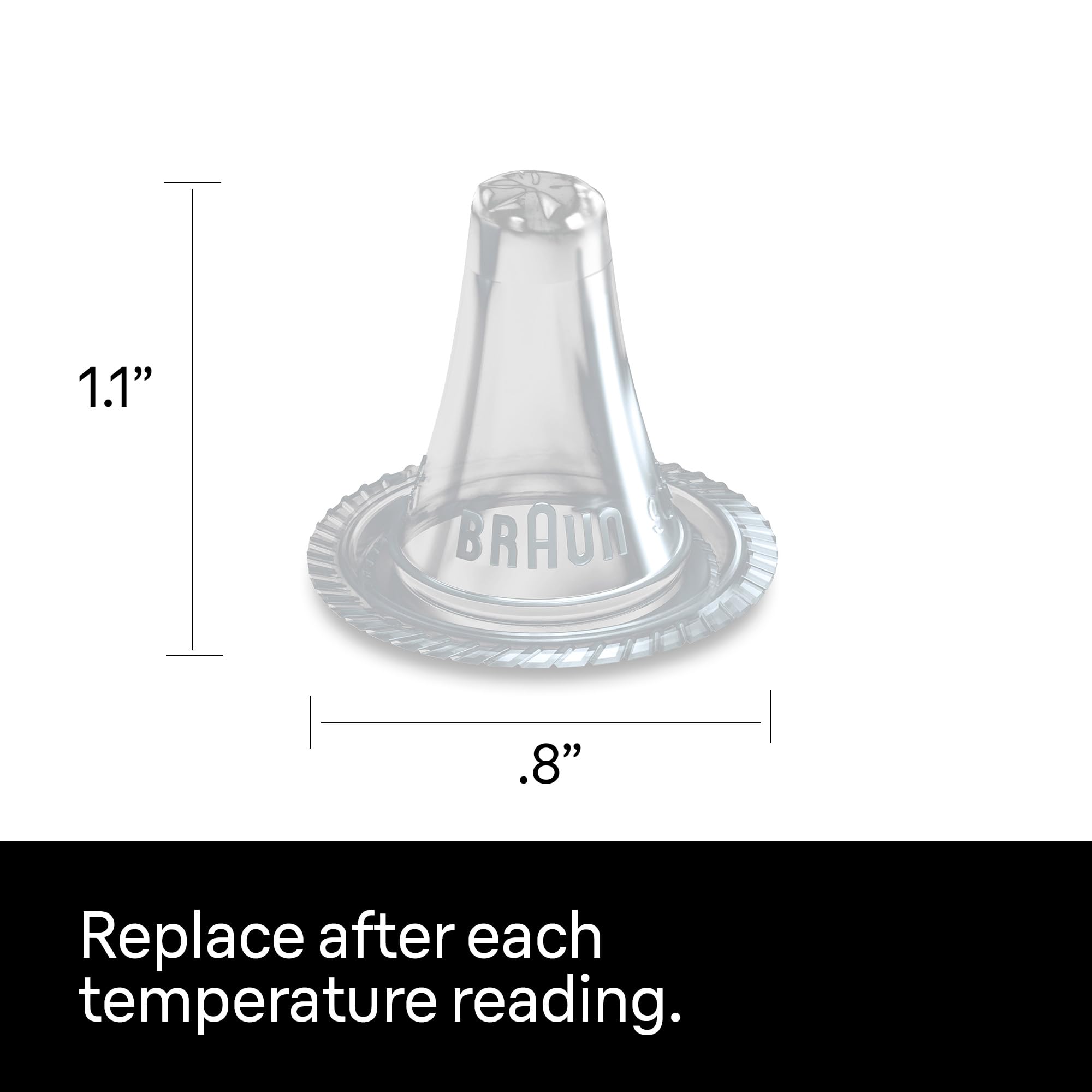 Braun ThermoScan Lens Filters, 40 Count, Replacement Lens Filters for Ear Thermometer - ingredients panel