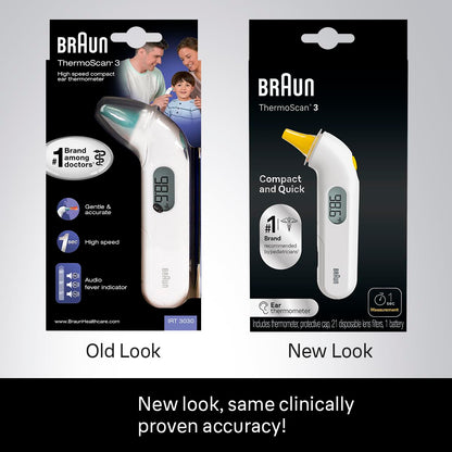 Braun Thermoscan3 Ear Thermometer - back view