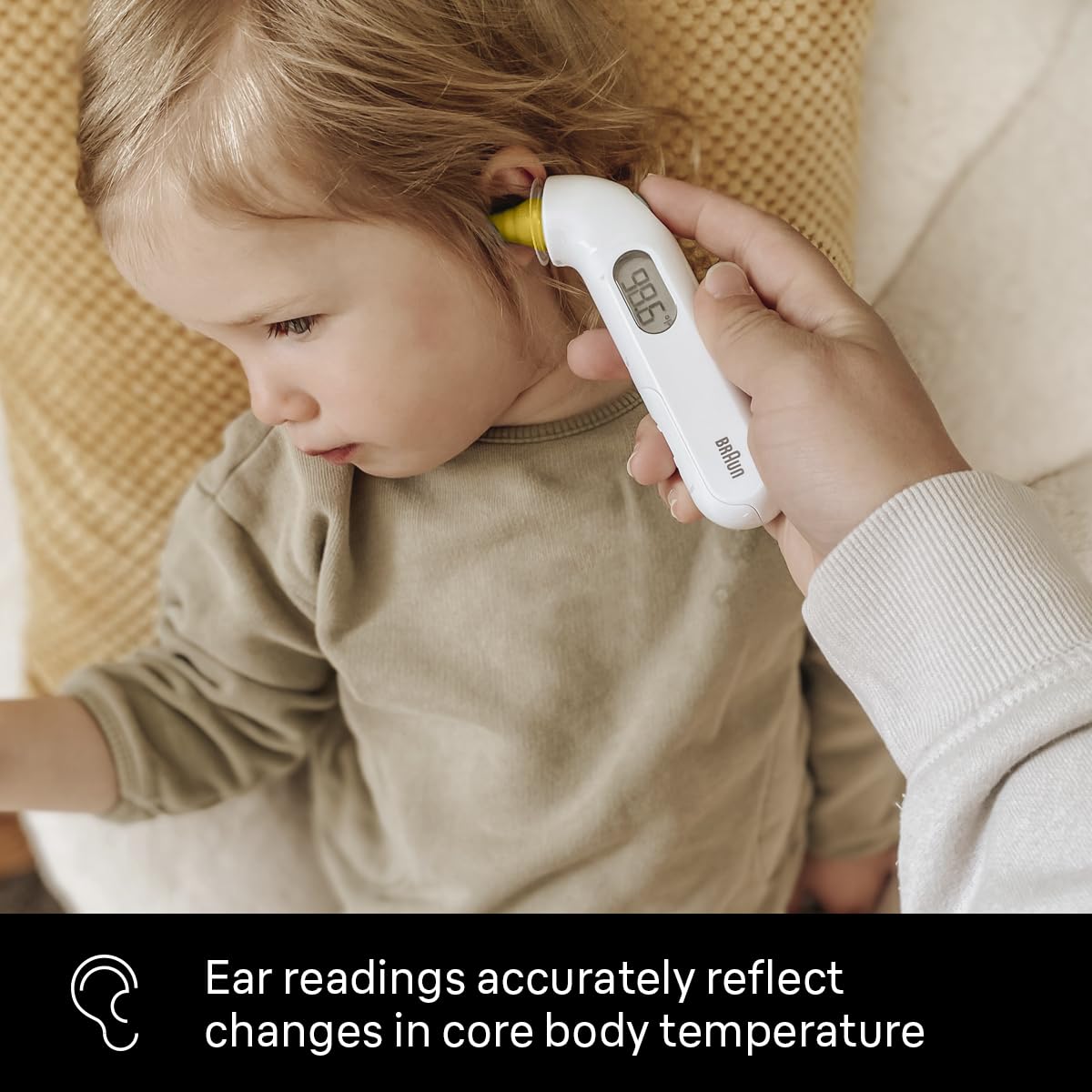 Braun Thermoscan3 Ear Thermometer - label detail